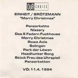 Download F.M. Einheit / Caspar Brötzmann - Merry Christmas
