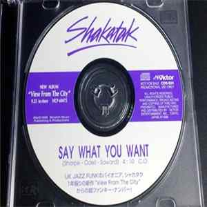 Download Shakatak - Say What You Want