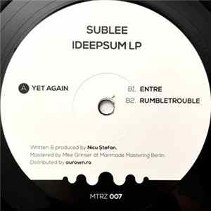 Download Sublee - Ideepsum LP