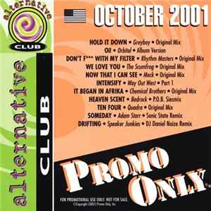 Download Various - Promo Only Alternative Club : October 2001