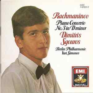 Download Rachmaninov, Dimitris Sgouros, Berliner Philharmoniker, Yuri Simonov - Piano Concerto No. 3 in D minor