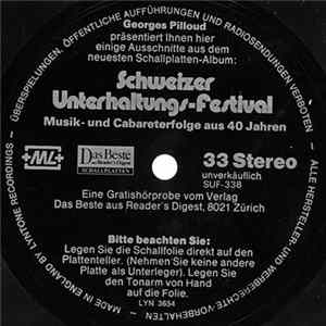 Download Various - Schweizer Unterhaltungs-Festival