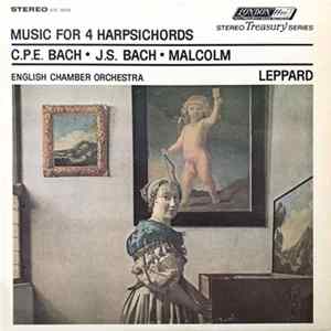 Download C.P.E. Bach, J.S. Bach, English Chamber Orchestra, Leppard - Music For 4 Harpsichords