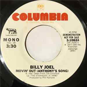 Download Billy Joel - Movin' Out (Anthony's Song)
