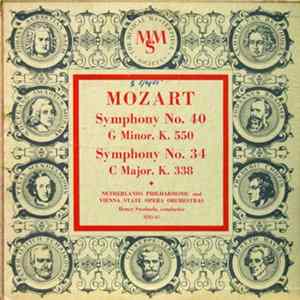Download Mozart - Symphony No. 40 In G Minor, K.550, Symphony No. 34 In C Major, K.338
