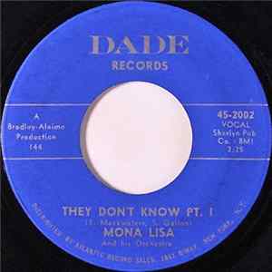 Download Mona Lisa And His Orchestra - They Don't Know