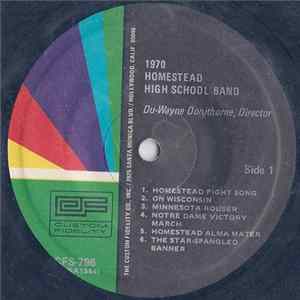 Download 1970 Homestead High School Band - 1970 Homestead High School Band