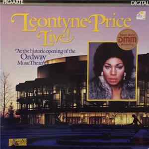 Download Leontyne Price - Leontyne Price Live! (At The Historic Opening Of The Ordway Music Theatre)