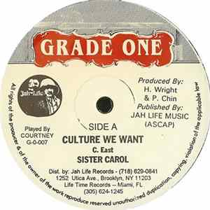 Download Sister Carol - Culture We Want / Master--Bait