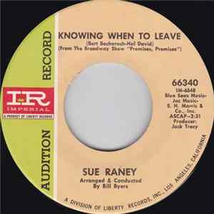 Download Sue Raney - Knowing When To Leave / Early Morning Blues And Greens