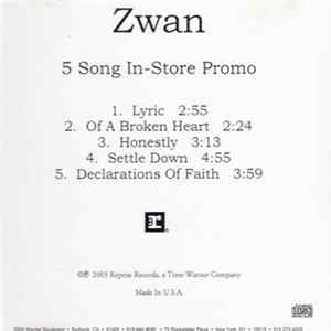 Download Zwan - 5 Song In-Store Promo