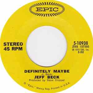 Download Jeff Beck - Hi Ho Silver Lining / Definitely Maybe