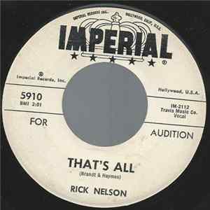 Download Rick Nelson - That's All