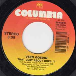 Download Vern Gosdin - That Just About Does It