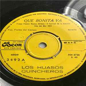 Download Los Huasos Quincheros - Que Bonita Va / Poncho De Olvido