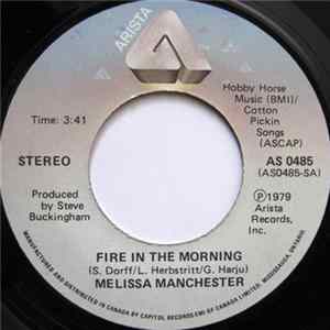 Download Melissa Manchester - Fire In The Morning / Lights Of Dawn