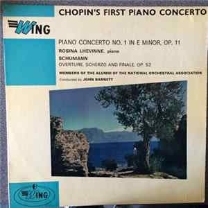Download Frédéric Chopin and Robert Schumann - Piano Concerto No.1 In E-Minor Op.11