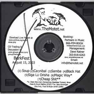 Download The Motet - BerkFest August 15, 2003