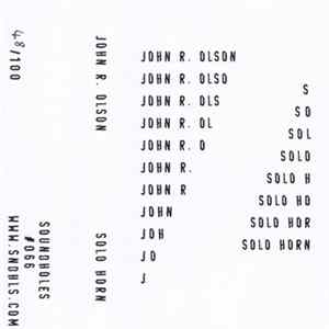Download John R. Olson - Solo Horn