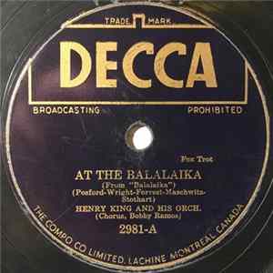 Download Henry King And His Orchestra - At The Balalaika / One Look At You