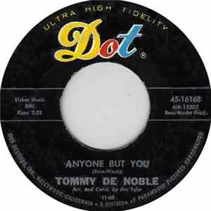 Download Tommy De Noble - Anyone But You / Count Every Star