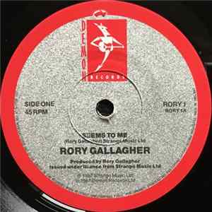 Download Rory Gallagher - Seems To Me