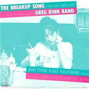 Download Greg Kihn Band - The Breakup Song (They Don't Write 'Em)