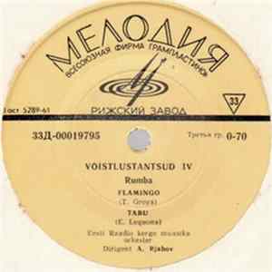 Download A. Rjabov, Eesti Raadio Kerge Muusika Orkester - Võistlustantsud IV
