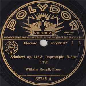 Download Wilhelm Kempff - Schubert Op. 142,3: Impromptu B-dur