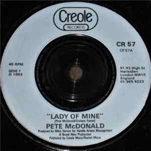 Download Pete Mcdonald - Lady Of Mine