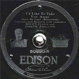 Download Helen Clark And Joseph Phillips / Gladys Rice - I'd Like To Take You Away / Keep The Love Lamp Burning
