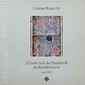 Download Studio Der Frühen Musik - Carmina Burana (II) - 13 Lieder Nach Der Handschrift Aus Benediktbeuern