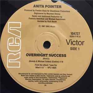 Download Anita Pointer - Overnight Success (Remix) / Love Me Like You Do