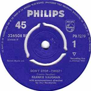 Download Frankie Vaughan - Don't Stop-Twist! / Red Red Roses