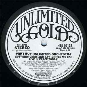 Download The Love Unlimited Orchestra - Lift Your Voice And Say (United We Can Live In Peace Today)