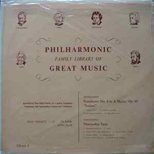 Download Felix Mendelssohn-Bartholdy, Pyotr Ilyich Tchaikovsky - Symphony No. 4 in A Major, Op. 90 "Italian"/Nutcracker Suite