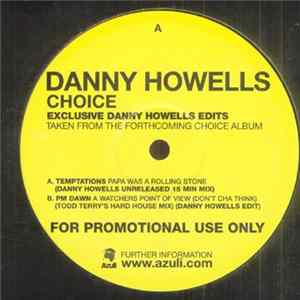 Download The Temptations / P.M. Dawn - Choice - A Collection Of Classics - Exclusive Danny Howells Edits