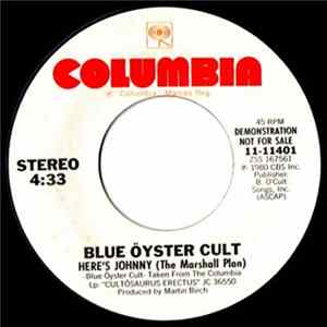 Download Blue Öyster Cult - Here's Johnny (The Marshall Plan) / Divine Wind