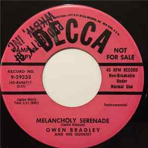 Download Owen Bradley And His Quintet - Melancholy Serenade / I'm Afraid To Say Goodbye