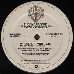 Download Eugene Record - Where Are You