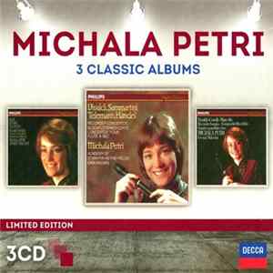 Download Vivaldi, Sammartini, Telemann, Händel, Bach, Corelli, Marcello - Michala Petri - 3 Classic Albums