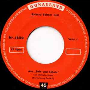 Download Richard Eybner - Liest Aus "Sein Und Schein"