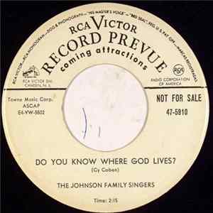 Download The Johnson Family Gospel Singers - Do You Know Where God Lives / The Lord Is Counting On You.
