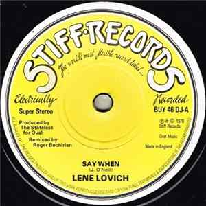 Download Lene Lovich - Say When
