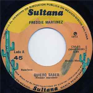 Download Freddie Martinez - Quiero Saber