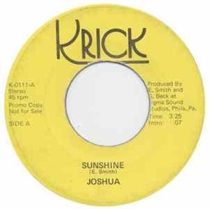 Download Joshua - Sunshine / Why