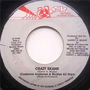 Download Gladstone Anderson & Mudies All Stars / Dennis Walks - Crazy Skank / Heart Don't Leap