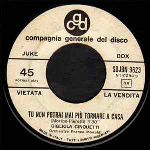 Download Gigliola Cinquetti - Tu Non Potrai Mai Tornare A Casa