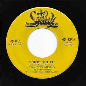 Download April Stevens - Don't Do It / The Sweetest Day