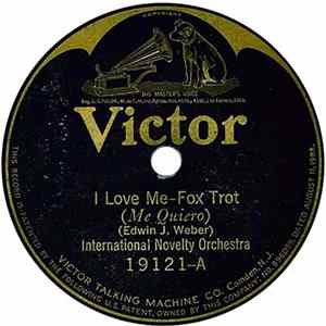Download International Novelty Orchestra / The Benson Orchestra Of Chicago - I Love Me / No No Nora